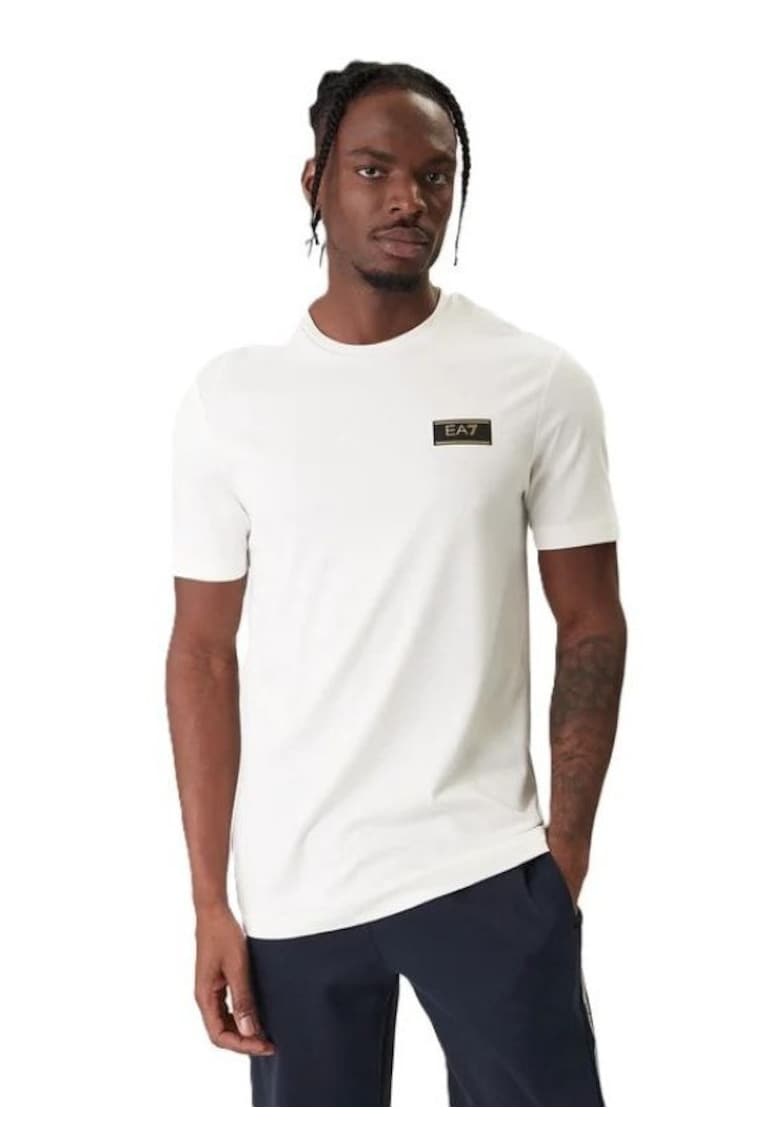 Tricou barbati TRAIN PREMIUM LABEL M TEE SS VI PA - Viscoza - Alb - Alb