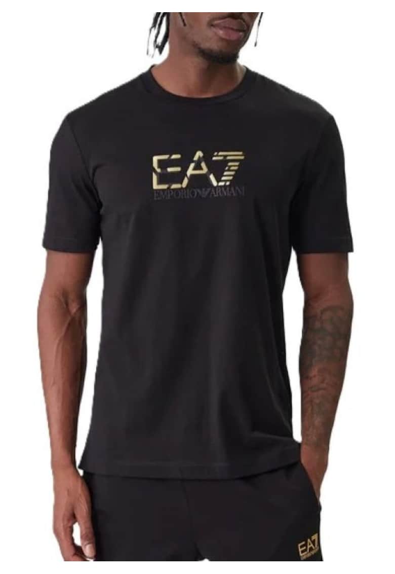 Tricou barbati TRAIN PREMIUM LABEL M TEE SPECIAL LOGO - Bumbac - Negru - Negru