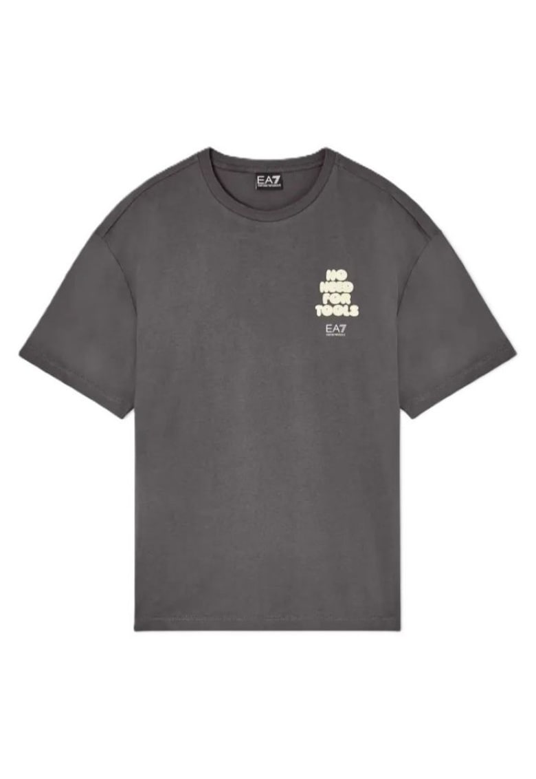 Tricou barbati TRAIN GRAPHIC SERIES M TEE SS SPORTS - Bumbac - Gri - Gri