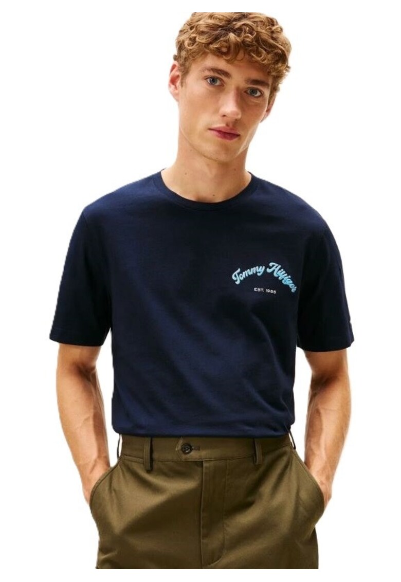 Tricou barbati IC GRAPHIC TEE - Bumbac - Albastru - Albastru