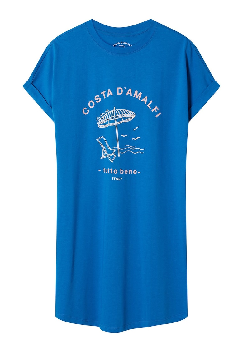 Camasa de noapte - Albastru deschis - Edris dwqfwq - Grafic