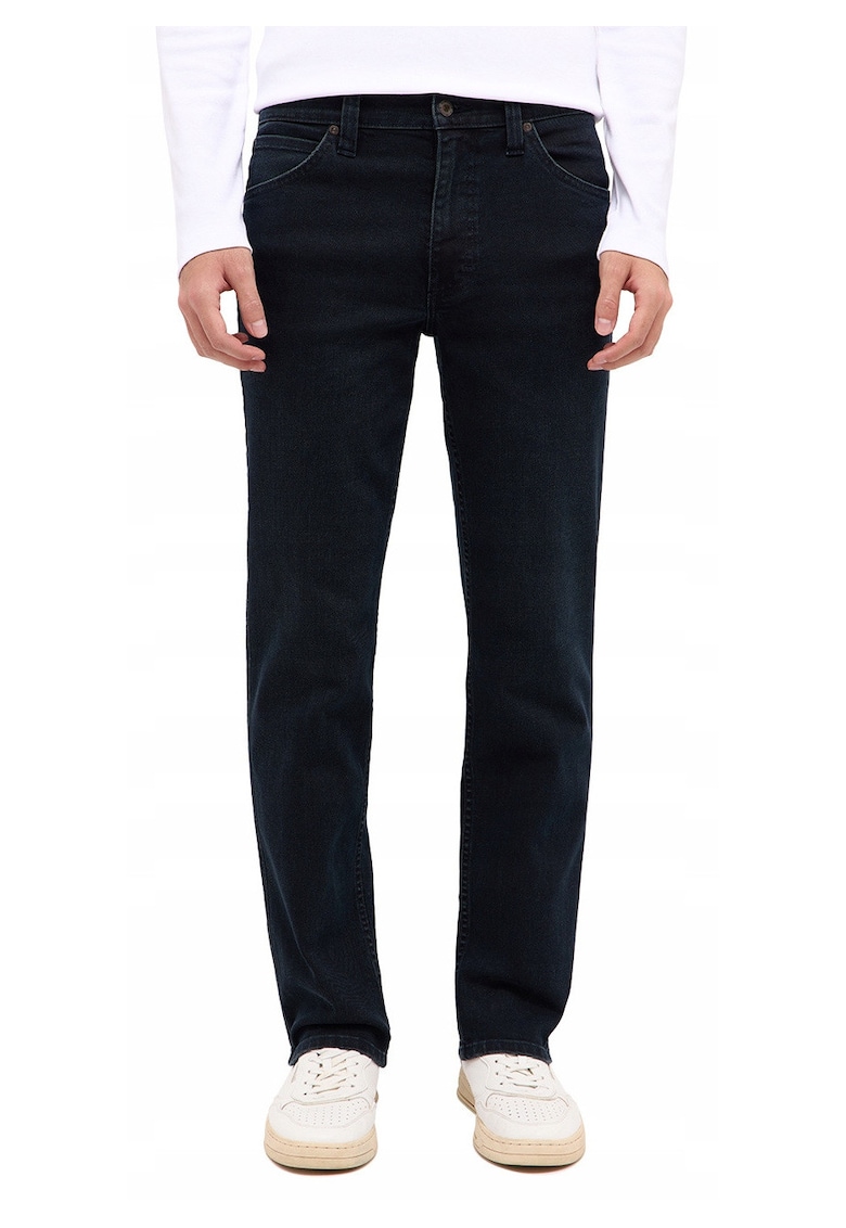 Blugi Barbati - Tramper Straight - Straight Fit - Talie Medie - 5 Buzunare - Fermoar - Lungi - Bumbac - Albastru - Albastru