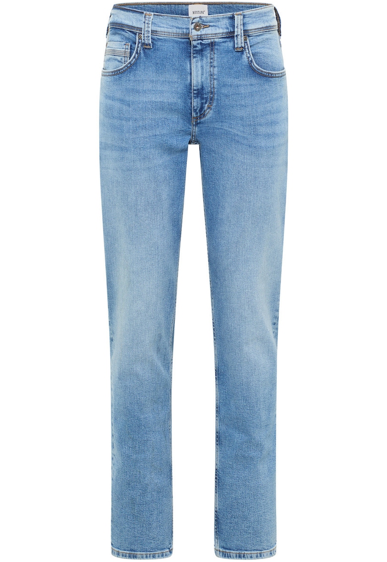 Blugi Barbati - Washington Straight - Straight Fit - Talie Medie - 5 Buzunare - Fermoar - Lungi - Bumbac - W32-L32 US - Albastru