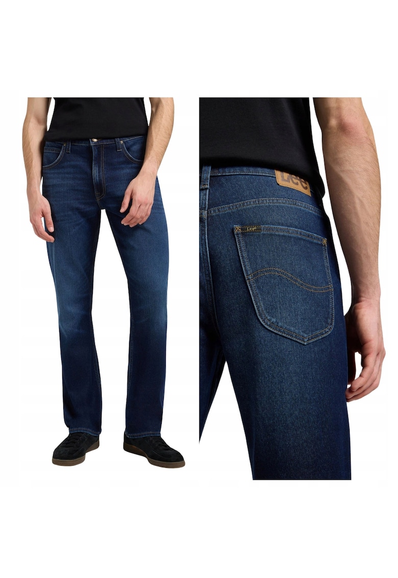 Blugi Brooklyn Straight Fit - Albastru