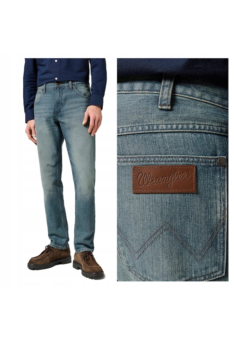 Blugi Barbati Greensboro Straight Fit - Albastru