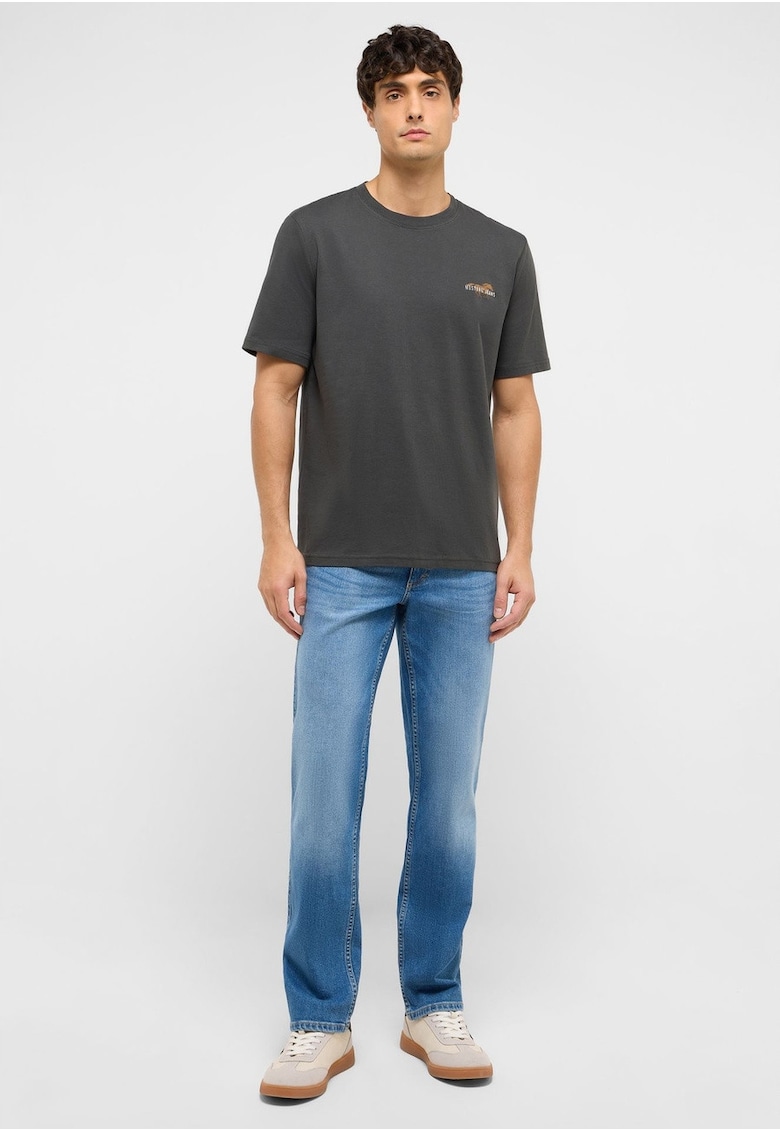 Blugi Albastri Straight Fit - Albastru