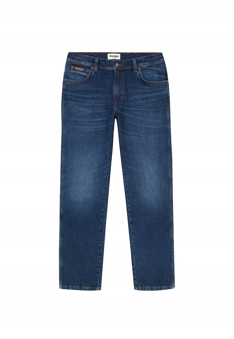 Blugi Barbati - Texas Slim - Straight Fit - Talie Medie - 5 Buzunare - Fermoar - Lungi - Bumbac - W30-L32 US - Albastru