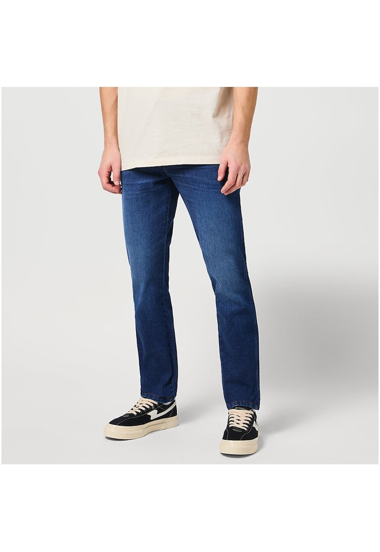 Blugi Albastri Straight Fit - Albastru
