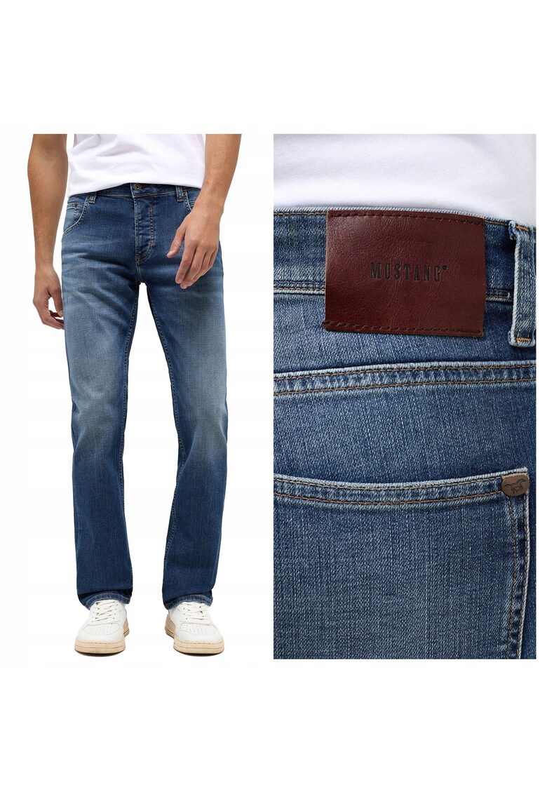 Blugi Barbati Washington Straight - Albastru