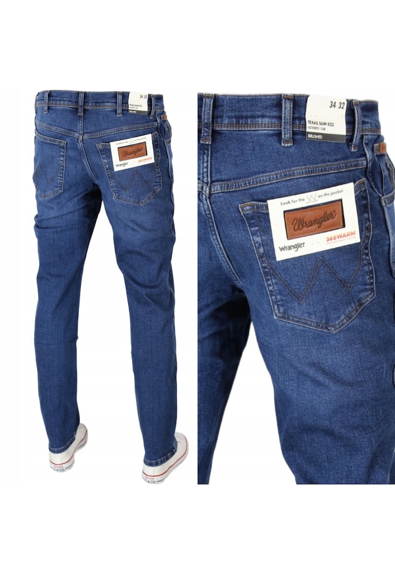 Blugi Lungi Bumbac cu Fermoar - Albastru