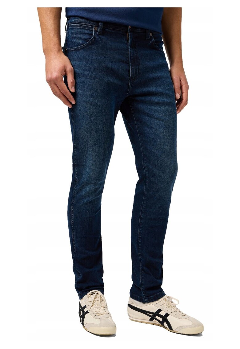 Blugi Barbati - 19 Series - Slim Fit - Talie Joasa - 5 Buzunare - Fermoar - Lungi - Bumbac - W30-L34 US - Albastru