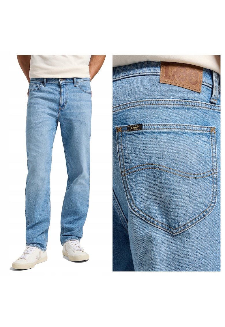 Blugi West Straight Fit - Albastru