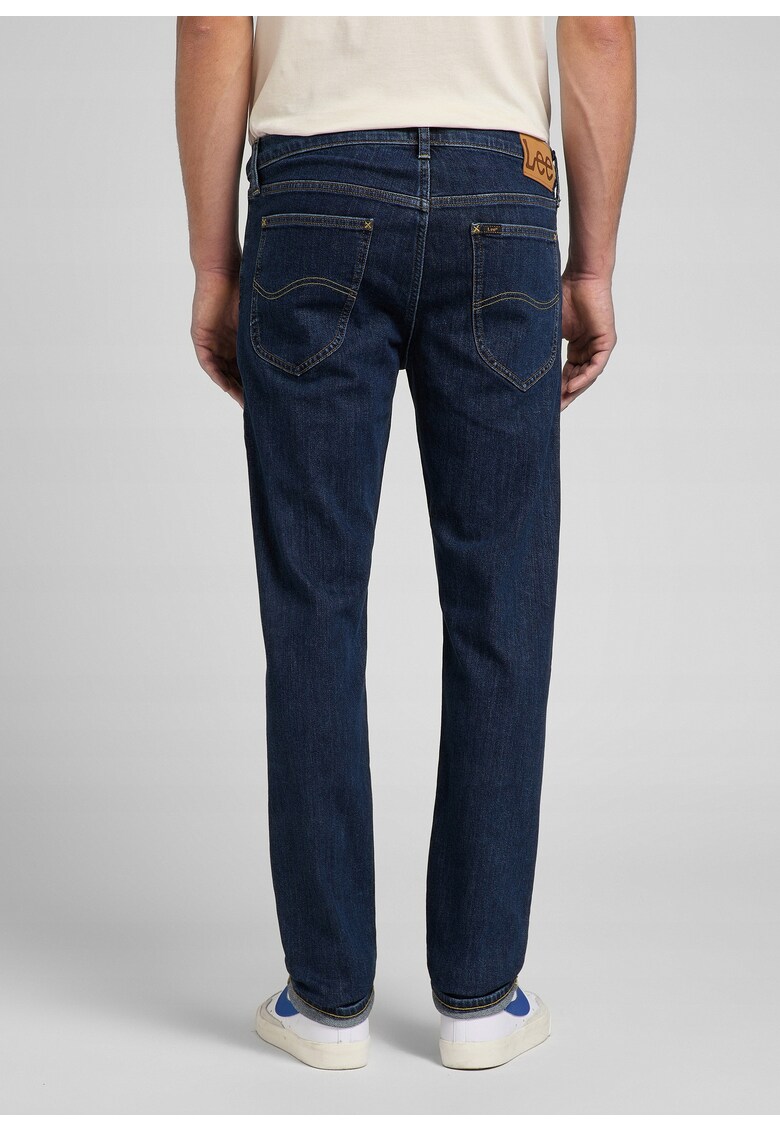Blugi Barbati - Daren Zip Fly - Straight Fit - Talie Medie - 5 Buzunare - Fermoar - Lungi - Bumbac - W30-L32 US - Albastru
