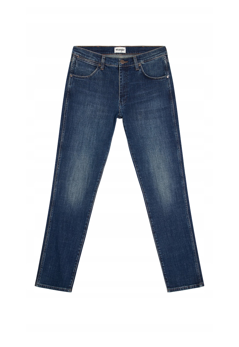 Blugi Barbati - Larston - Slim Fit - Talie Joasa - 5 Buzunare - Fermoar - Lungi - Bumbac - W30-L34 US - Albastru