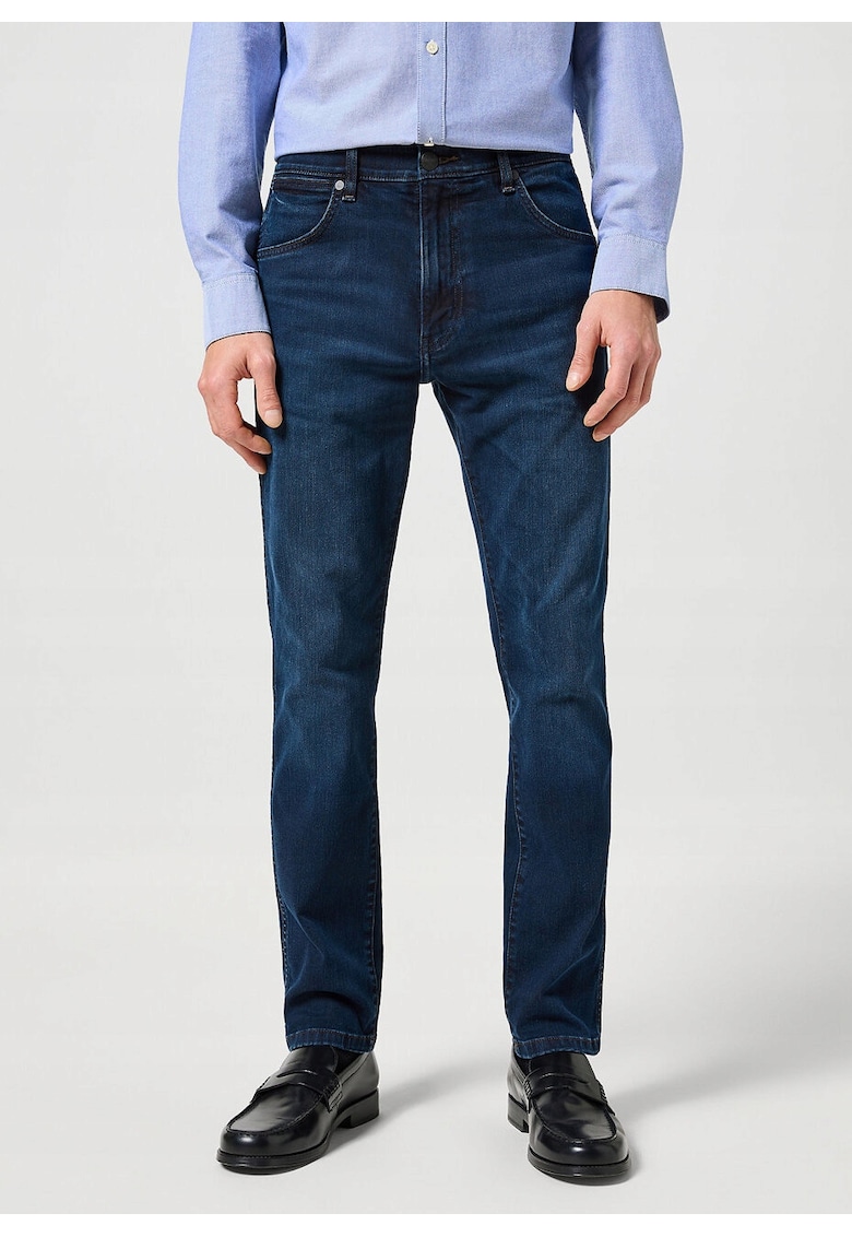 Blugi Barbati - Larston - Slim Fit - Talie Joasa - 5 Buzunare - Fermoar - Lungi - Bumbac - W29-L30 US - Albastru