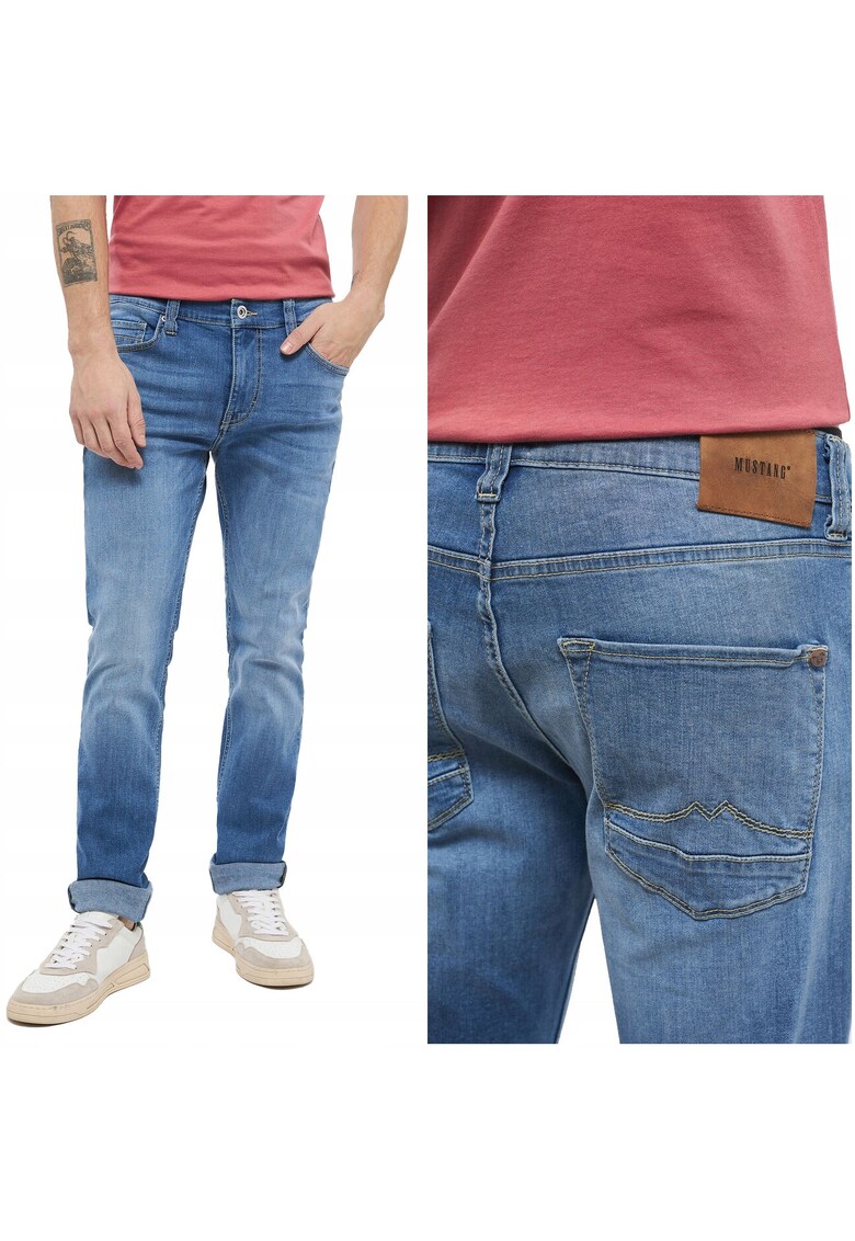 Blugi Albastri Slim Fit - Albastru