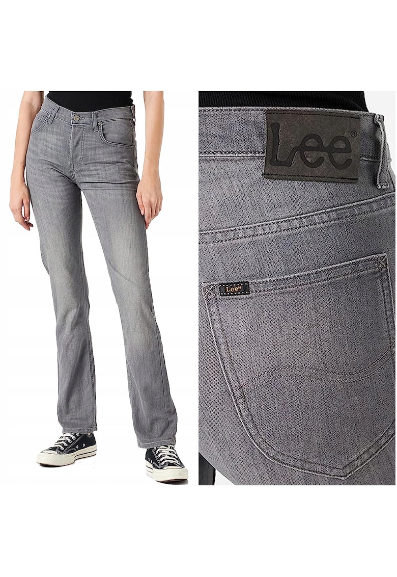 Blugi Barbati - Daren - Straight Fit - Talie Medie - 5 Buzunare - Fermoar - Lungi - Bumbac - W32-L32 US - Albastru