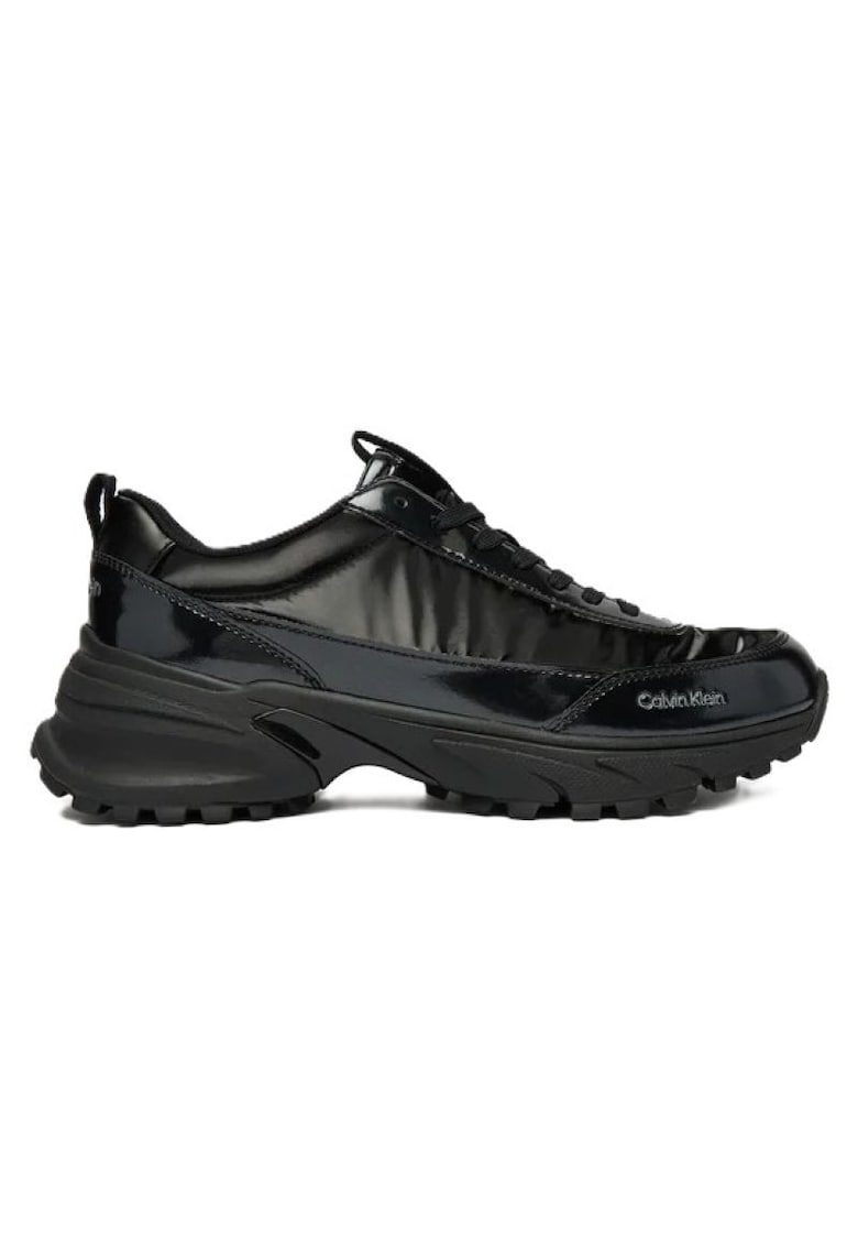 Pantofi sport dama HIKE RUNNER LACE UP PEARL NY - Piele ecodwqfwqlogica - Negru