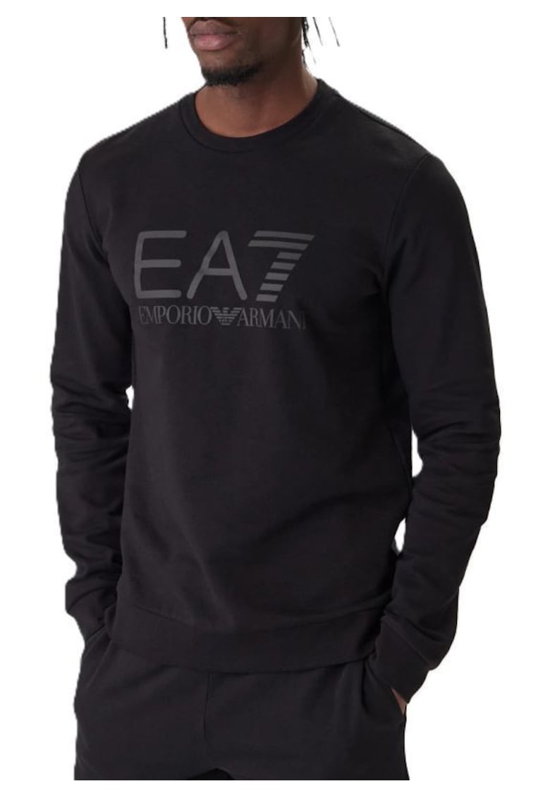 Hanorac barbati TRAIN CORE ID M BIG LOGO T-TOP CN COFT CC - Bumbac - Negru - Negru