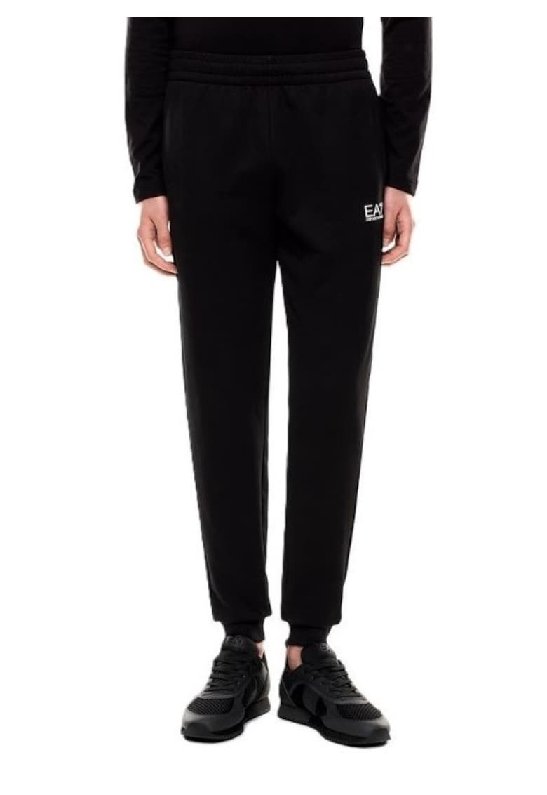 Pantaloni barbati TRAIN CORE ID M PANTS CH COFT CC - Bumbac - Negru - Negru