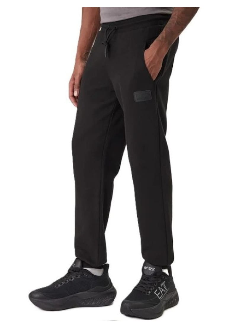 Pantaloni barbati TRAIN LUX M PANTS CH CO PL - Bumbac - Negru - Negru