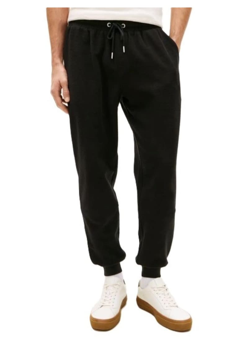 Pantaloni barbati REVERSED TERRY SWEATPANT - Bumbac - Negru - Negru