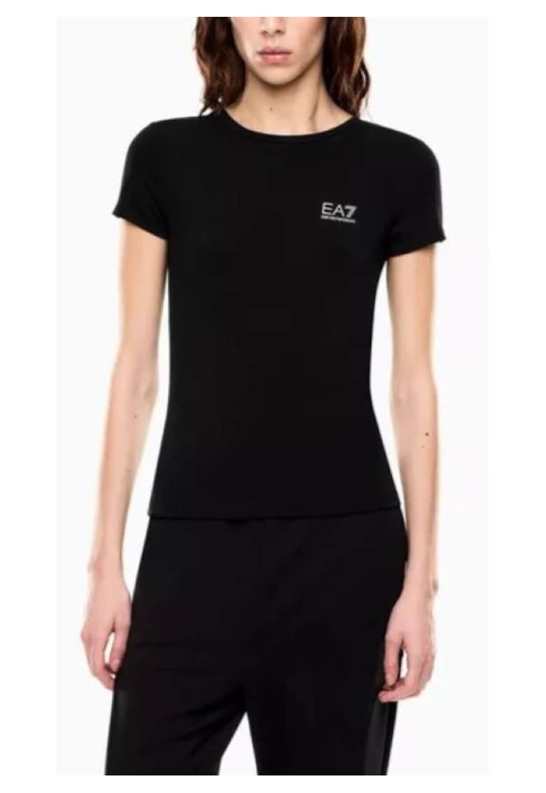 Tricou dama NATURAL VENTUS7 W TEE - Bumbac - Negru -