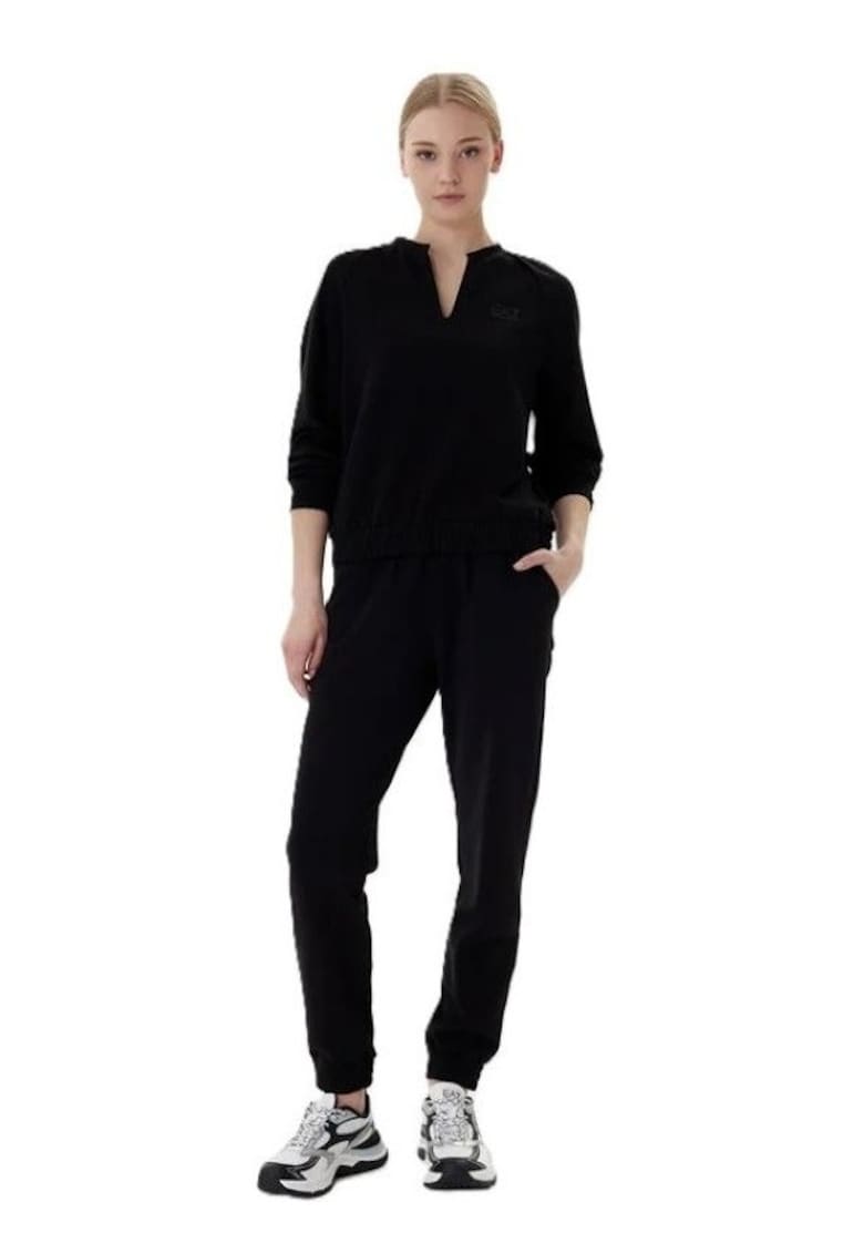 Trening dama TRAIN TRACKSUIT W HO RN CH MAXILOGO EMBROIDERY - Poliester - Negru - Negru