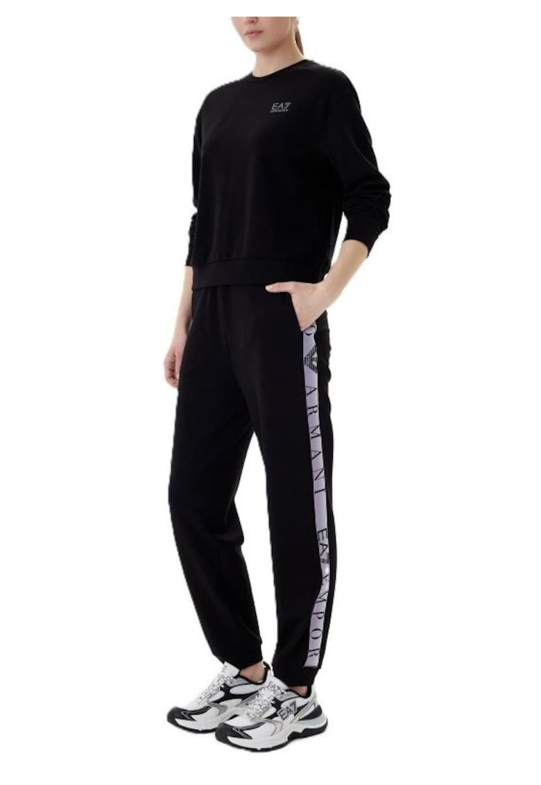 Trening dama NATURAL VENTUS7 W T-SUIT T-TOP CN CH - Poliester - Negru - Negru