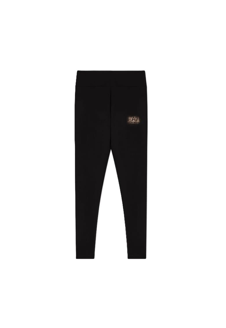 Colanti TRAIN VISIBILITY W HIGH-WAIST LEGGINGS - Bumbac - Negru - Negru