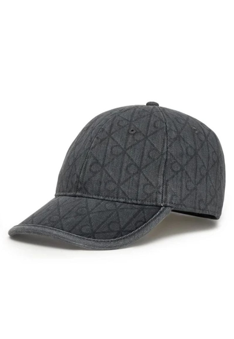 Sapca unisex DENIM EMBLEM BURNOUT w PATCH CAP - Bumbac - Gri - One size