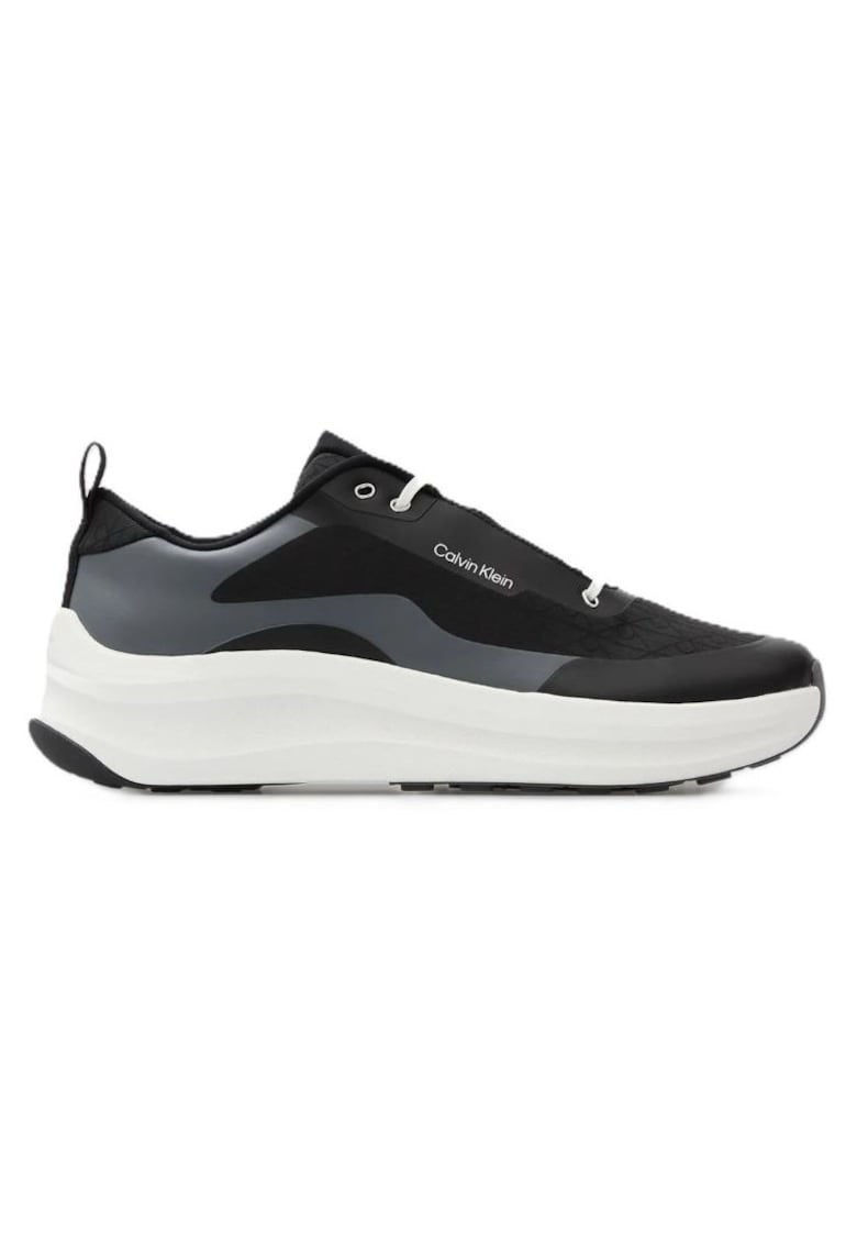 Pantofi sport barbati CHUNKY RUNNER LACE UP MIX AOP - Bumbac - Negru - Negru