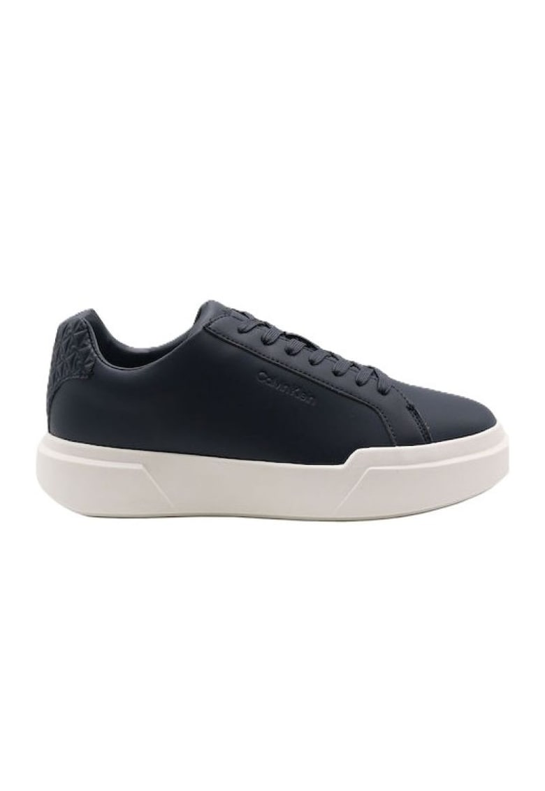 Pantofi sport barbati CHUNKY CUPSOLE LACEUP LTH BT AOP - Piele naturala - Albastru -