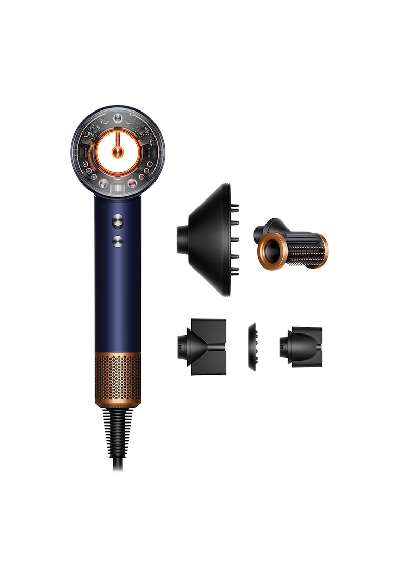 Uscator de par Supersonic Nural™ HD16 - Straight & Wavy - Albastru de Prusia/Cupru.