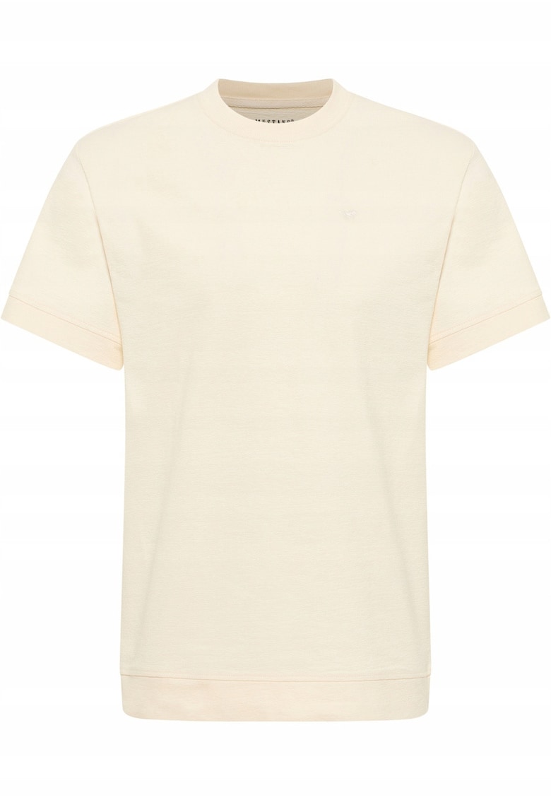 Tricou Barbati - Allentown - Regular Fit - Maneca Scurta - Decolteu Rotund - Cu Logo - Bumbac - Design Clasic - M INTL - Alb