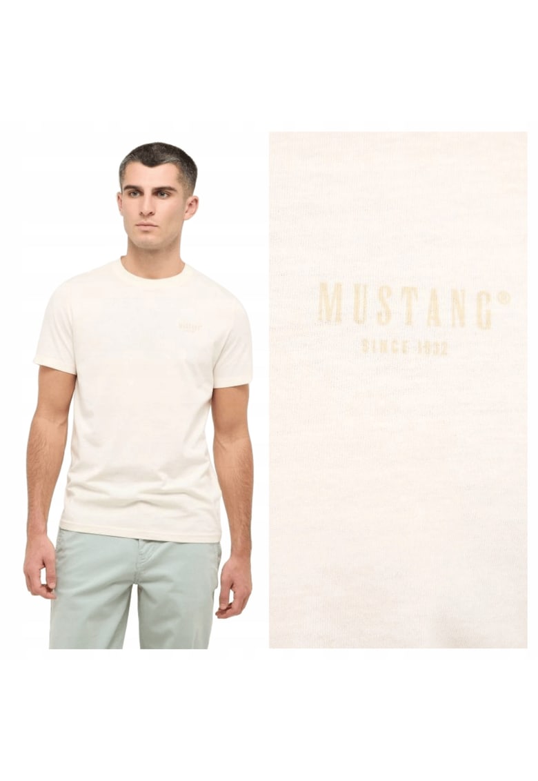 Tricou Regular Fit Maneca Scurta - Alb