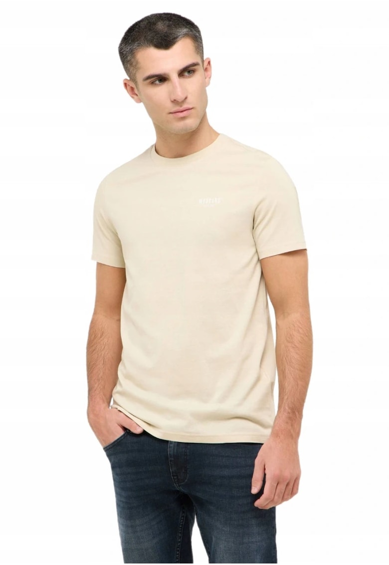 Tricou Regular Fit Maneca Scurta - Bej