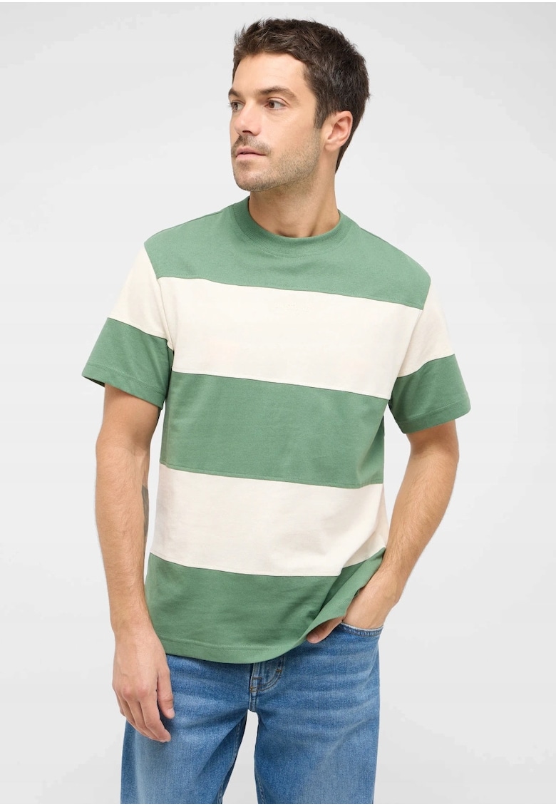 Tricou Barbati - Alvarado - Regular Fit - Maneca Scurta - Decolteu Rotund - Cu Logo - Bumbac - Design Clasic - 2XL INTL - Multicolor