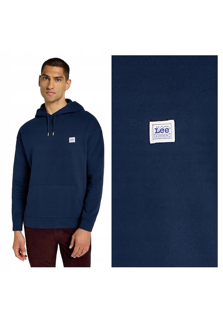 Hanorac Barbati - WW Hoodie - Regular Fit - Cu Gluga - 1 Buzunar - Maneci Lungi - Bumbac - Fara Inchidere - S INTL - Albastru