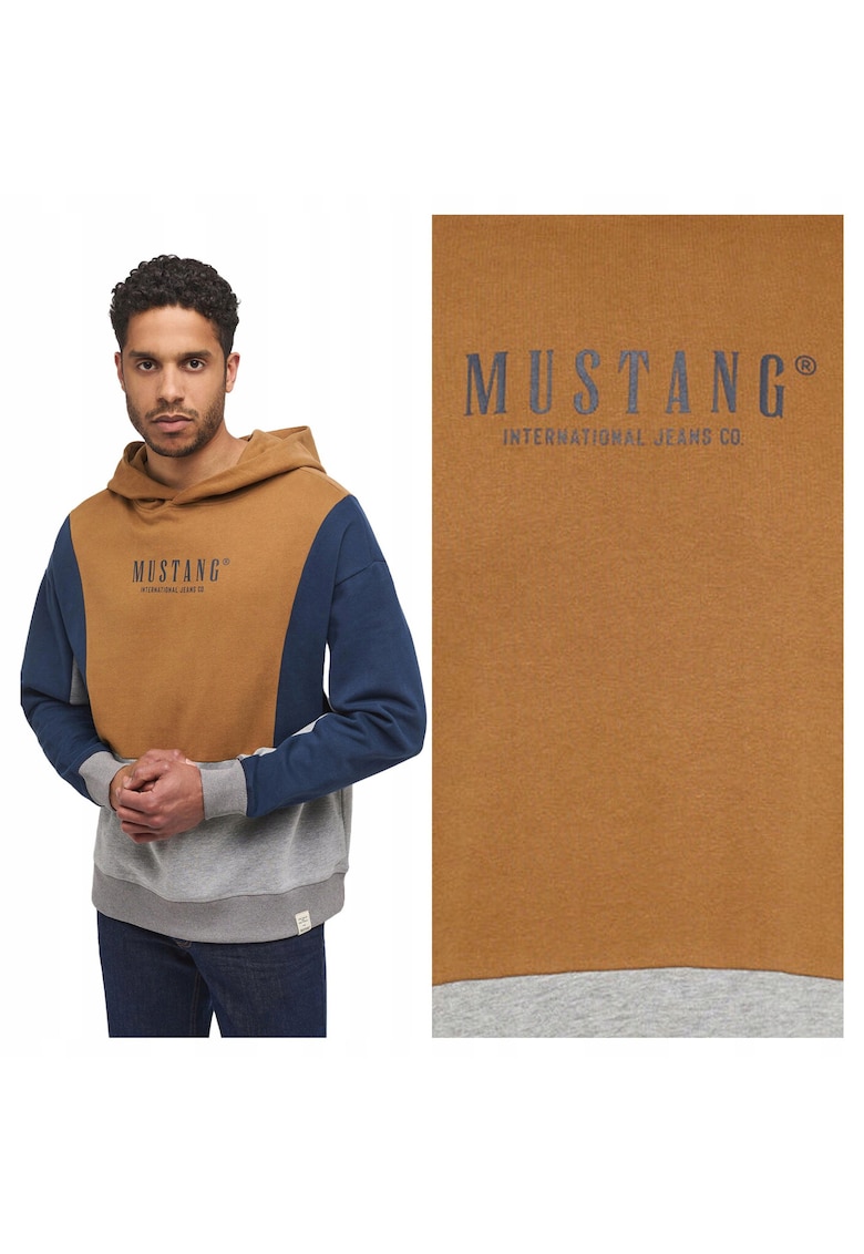 Hanorac Barbati - Bennet Color - Regular Fit - Cu Gluga - 2 Buzunare - Maneci Lungi - Bumbac - Fara Inchidere - Multicolor