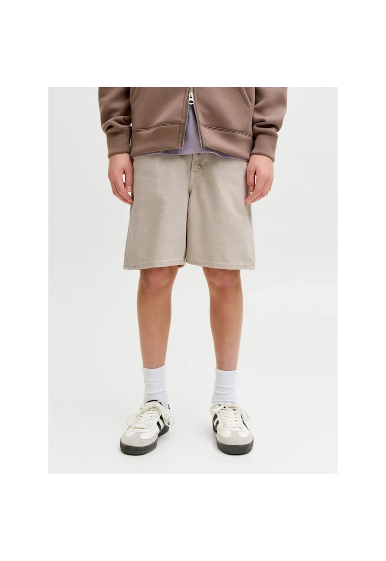Pantaloni scurti de blug baieti - cu talie medie - Regular fit - Bej - Bej