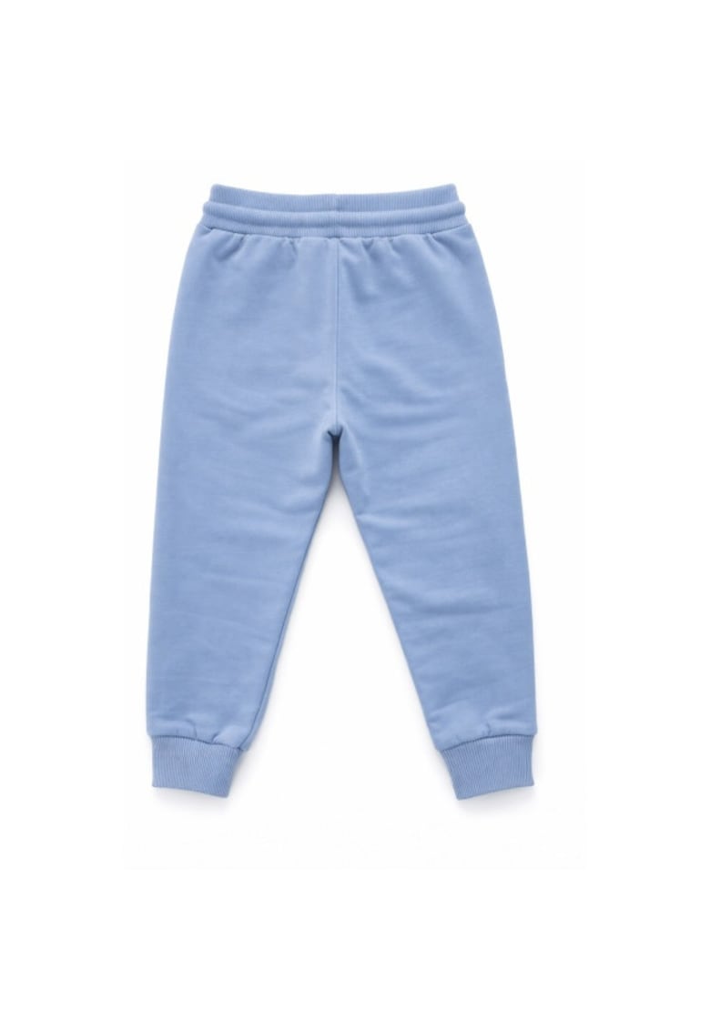 Pantaloni copii sport din bumbac moale cu snur si mansete elastice