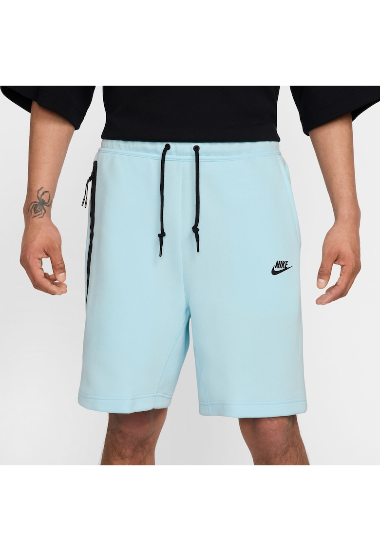 Pantaloni scurți bărbați Tech Fleece - bumbac - albastru deschisdwqf - Albastru deschis