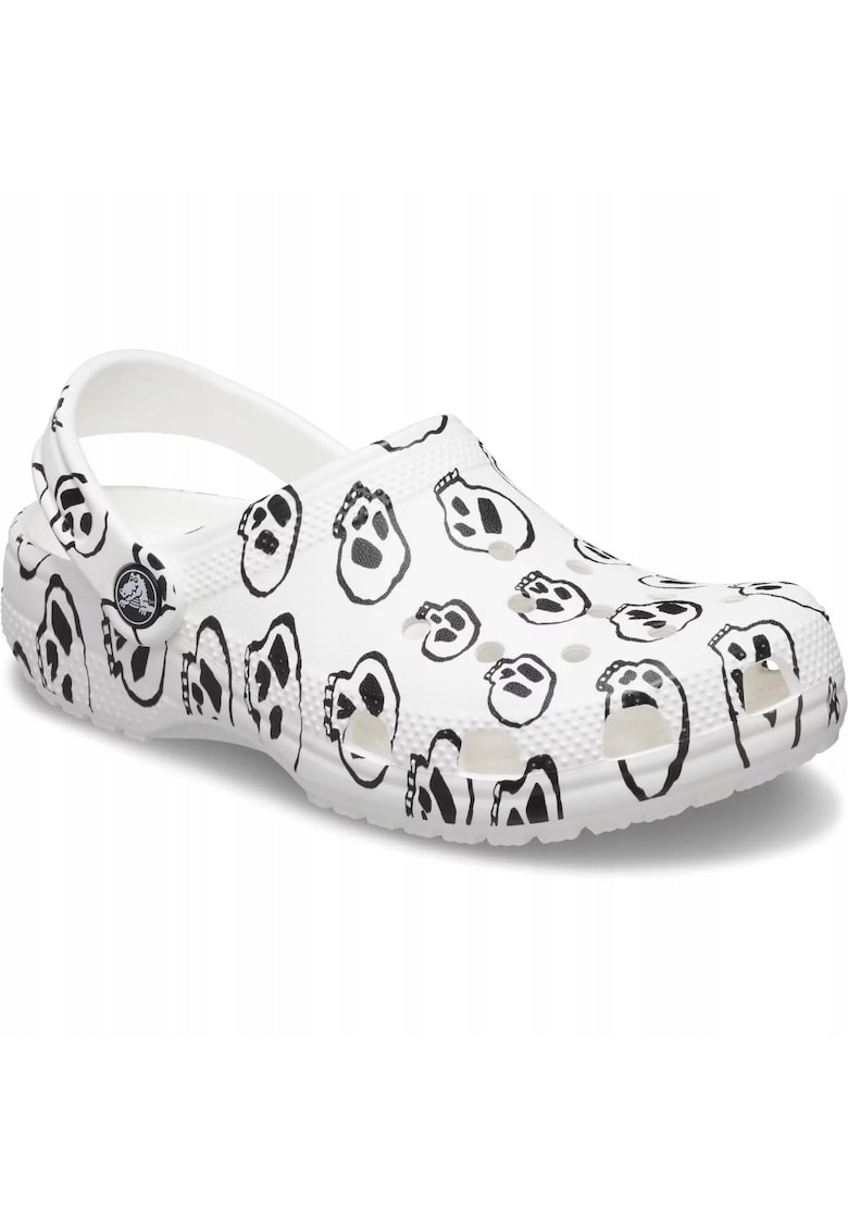 Saboti copii Classic Skull Print - alb-negru -
