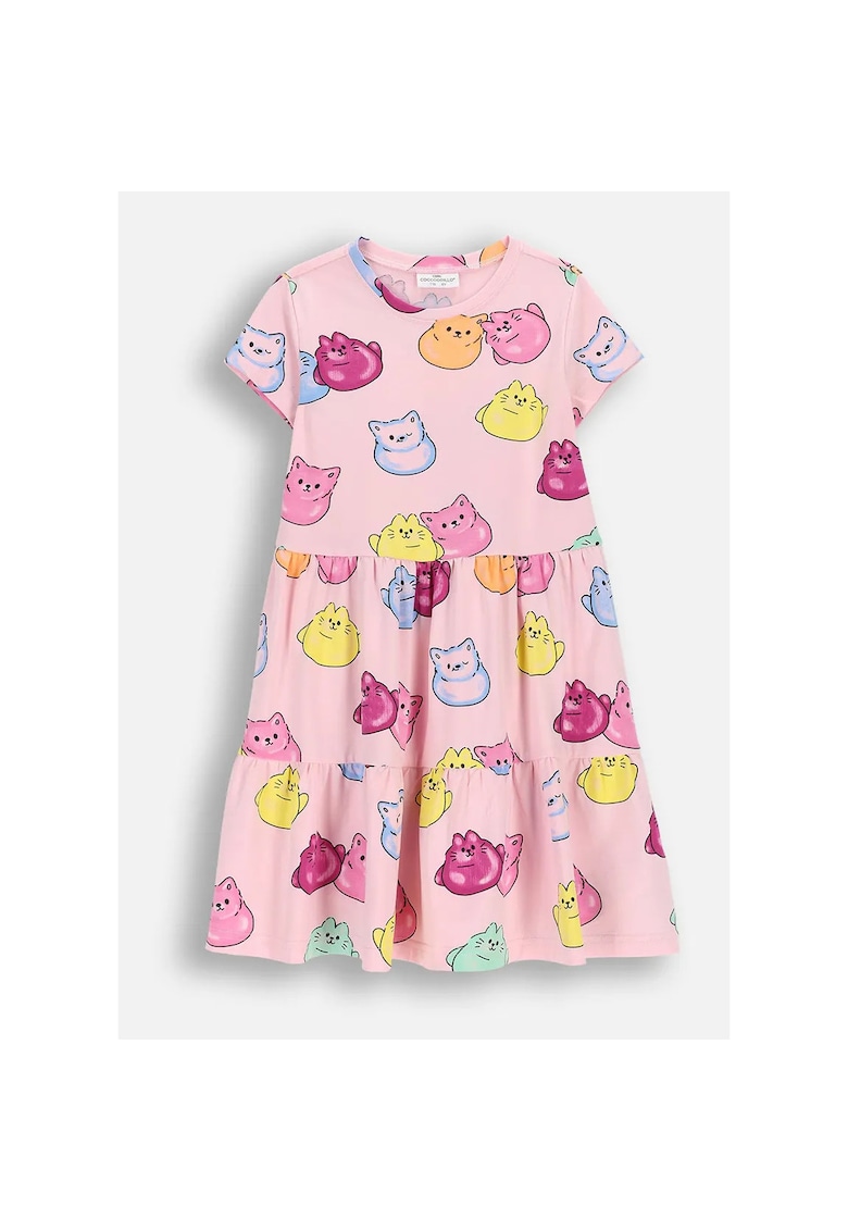 Rochie bumbac - Roz