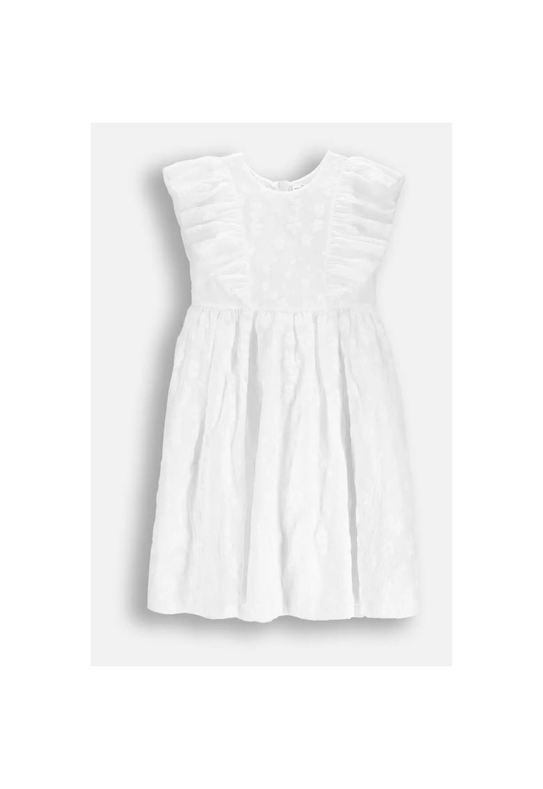 Rochie pentru fete - alb - midi -