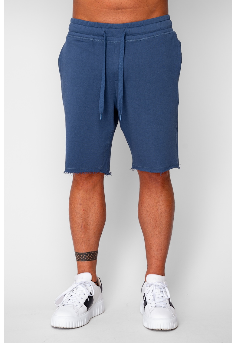 Pantaloni scurti din bumbac Blue 20440 - BLUE
