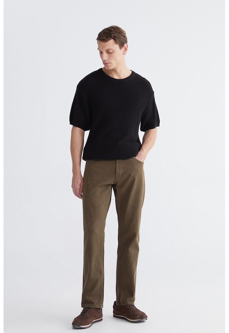 Blugi regular fit - Maro pamantiu