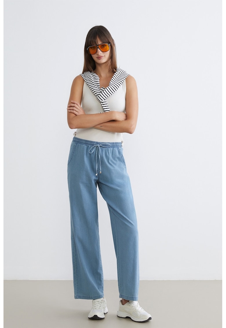 Blugi relaxed fit - Albastru