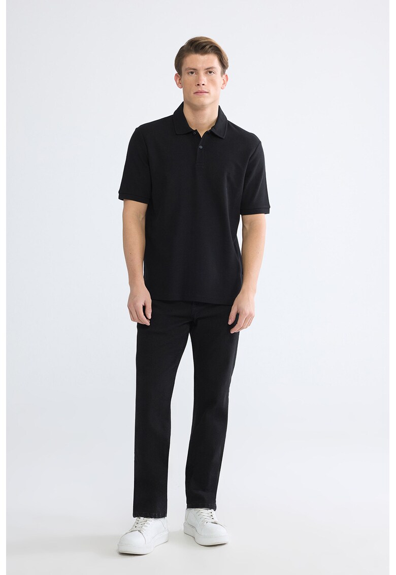 Tricou polo uni - Negru